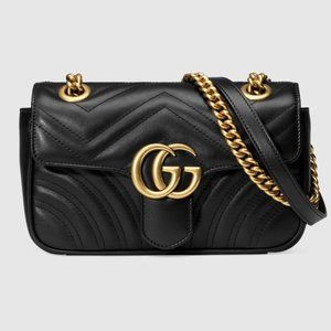 GUCCI Marmont shoulder bag chain cross body, shoulder